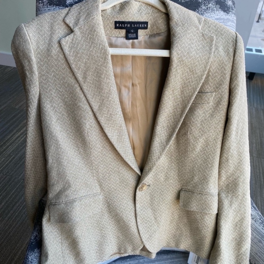 Ralph Lauren Black Label Gold Blazer beautiful​​